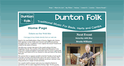 Desktop Screenshot of duntonfolk.co.uk